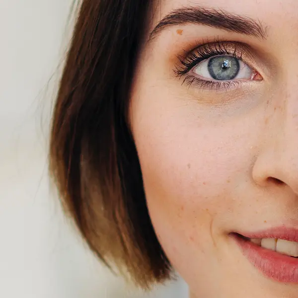 Visage d'une femme